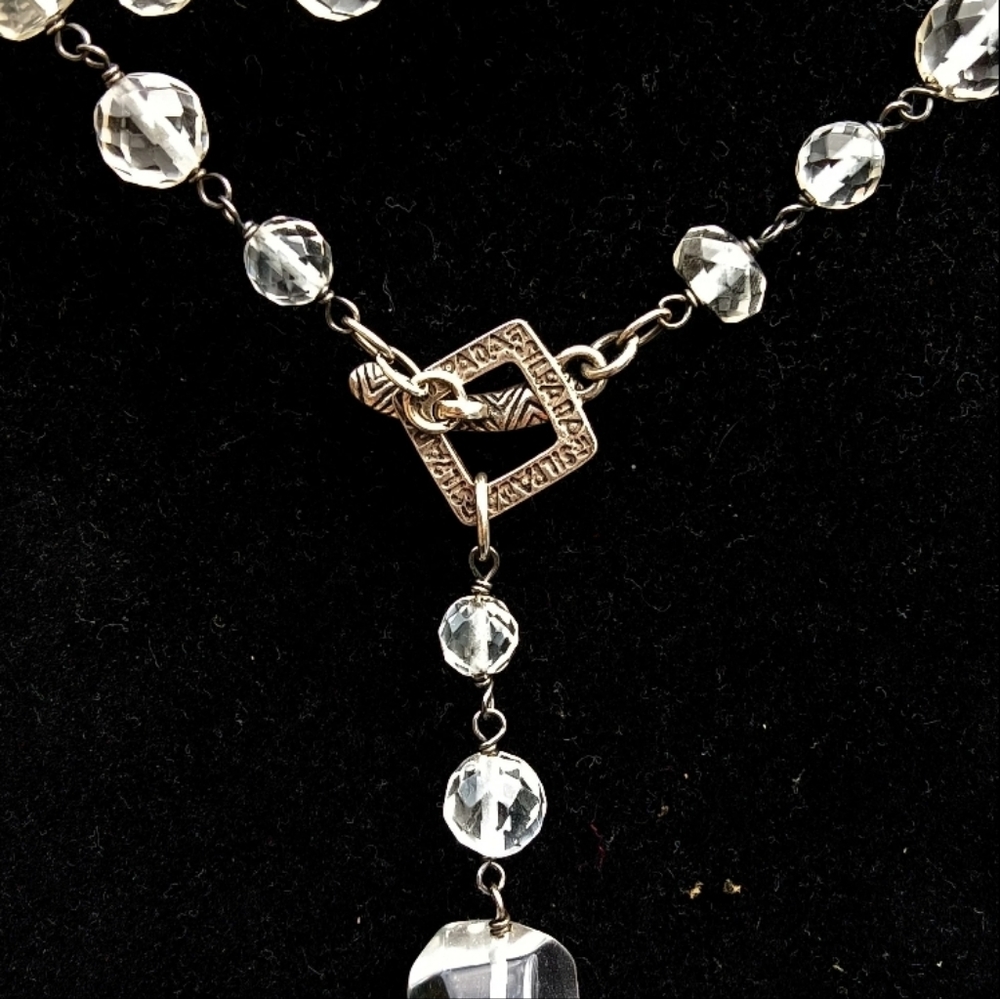 SILPADA Glass and Sterling Silver Necklace (N1503) - Picture 2 of 4